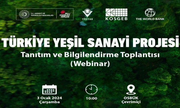 Türkiye Yeşil Sanayi Projesi Tanıtım ve Bilgilendirme Toplantısı