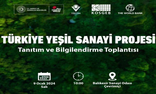 Türkiye Yeşil Sanayi Projesi Tanıtım ve Bilgilendirme Toplantısı