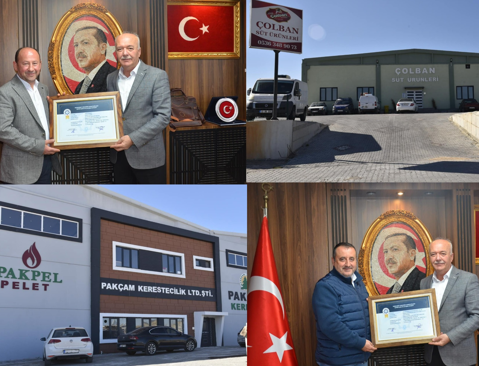 OSB'de üretime başlayan fabrika sayısı 7 (Yedi) oldu.