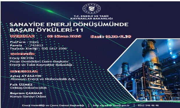 Enerji Verimliliği Webinar Duyurusu Hakkında