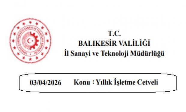 Yıllık İşletme Cetveli Hakkında 